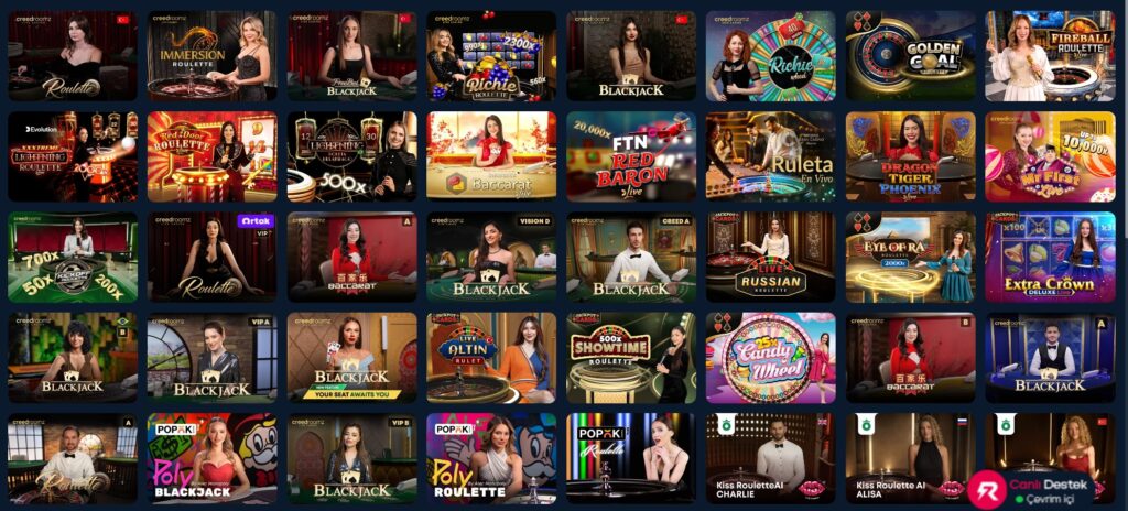 rekabet canlı casino